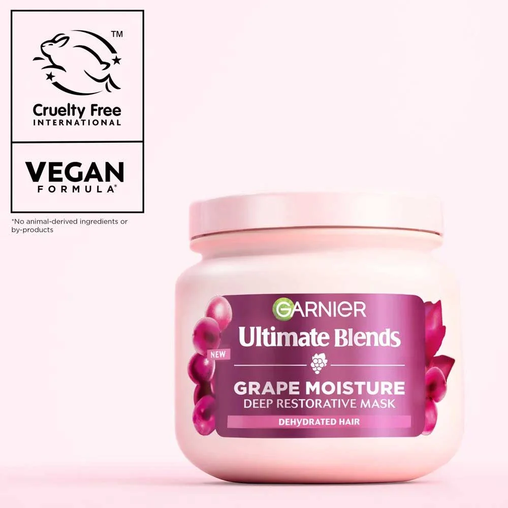 Garnier Ultimate Blends Grape Moisture Mask 340ml - Image 7