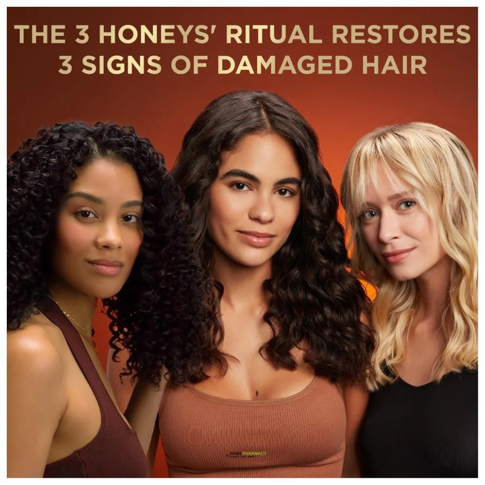 Garnier Ultimate Blends Honey Treasures Reconstructing Conditioner 400ml - Image 3