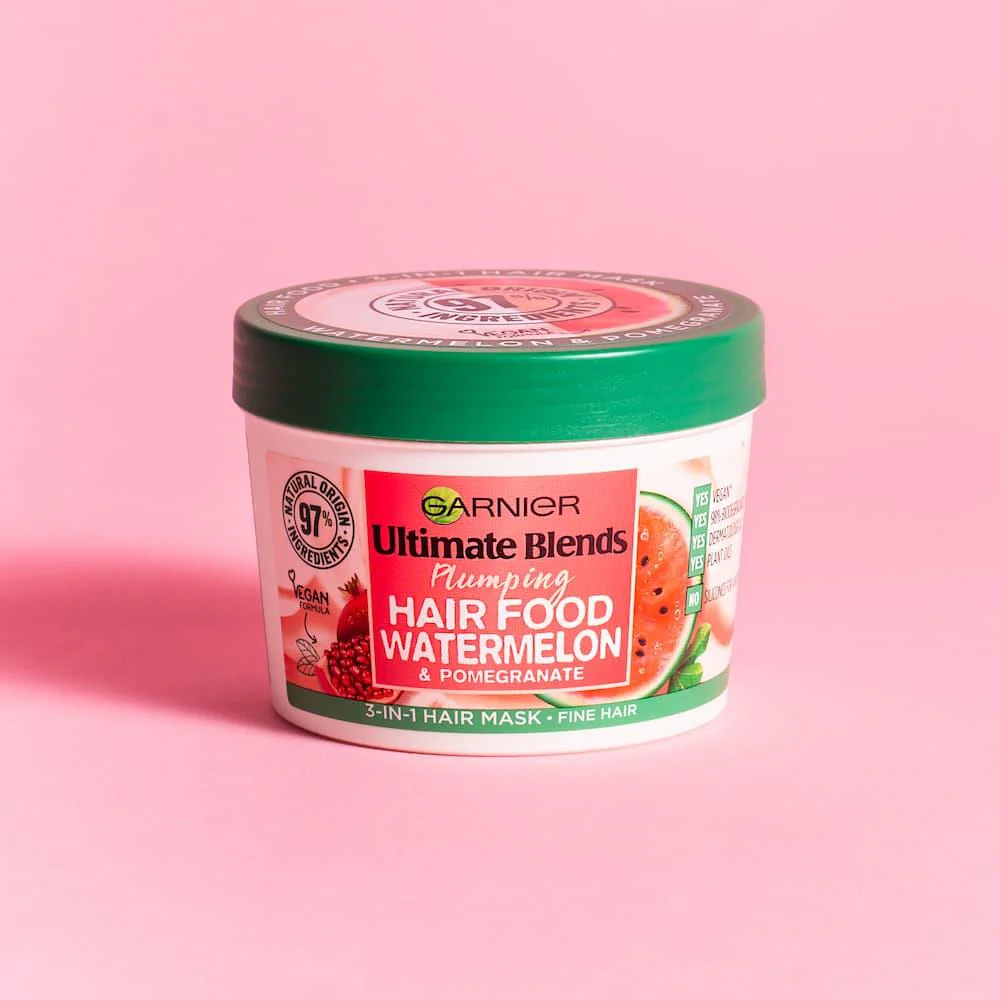 Garnier Ultimate Blends Plumping Hair Food Watermelon 390ml - Image 3