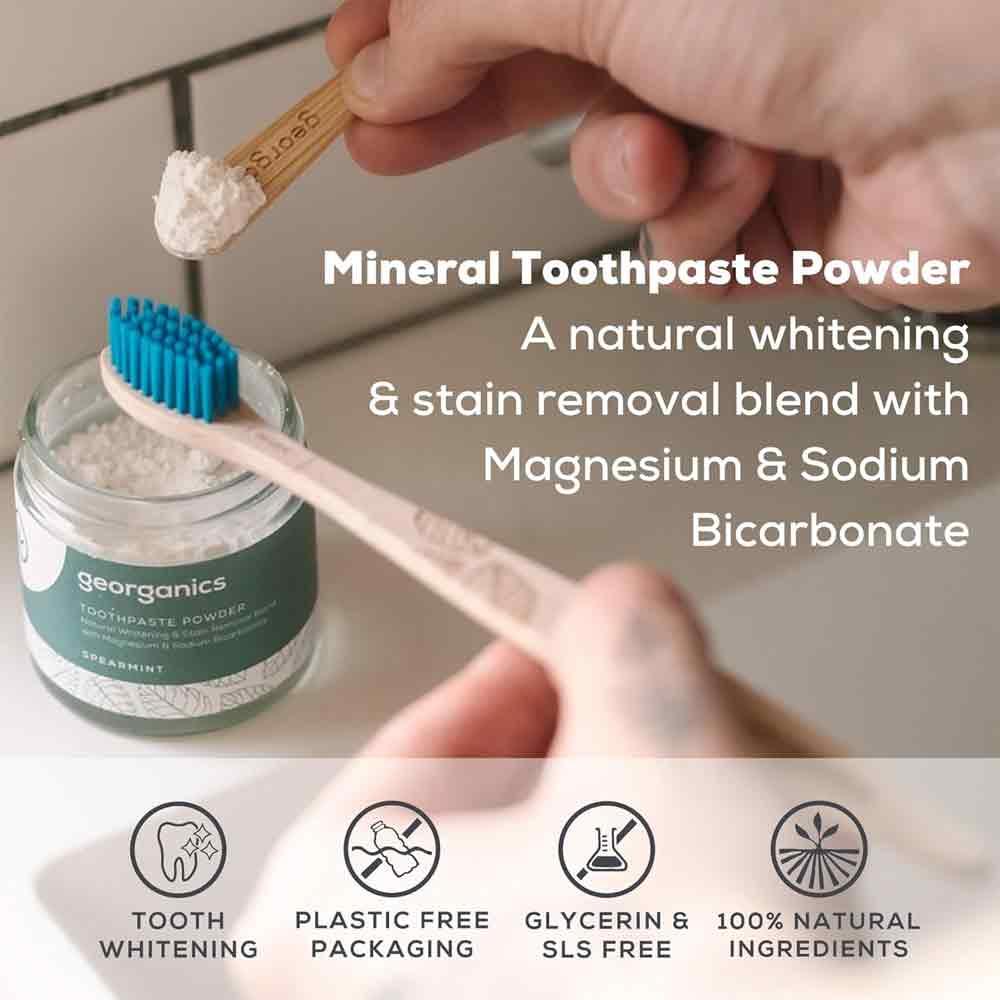 Georganics Mineral Toothpaste - Charcoal- 60ml - Image 2