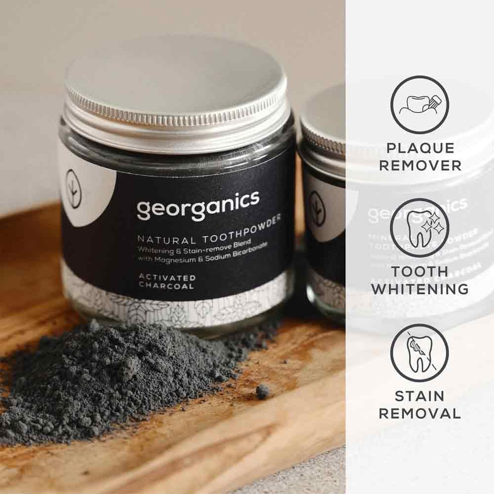 Georganics Mineral Toothpaste - Charcoal- 60ml - Image 3