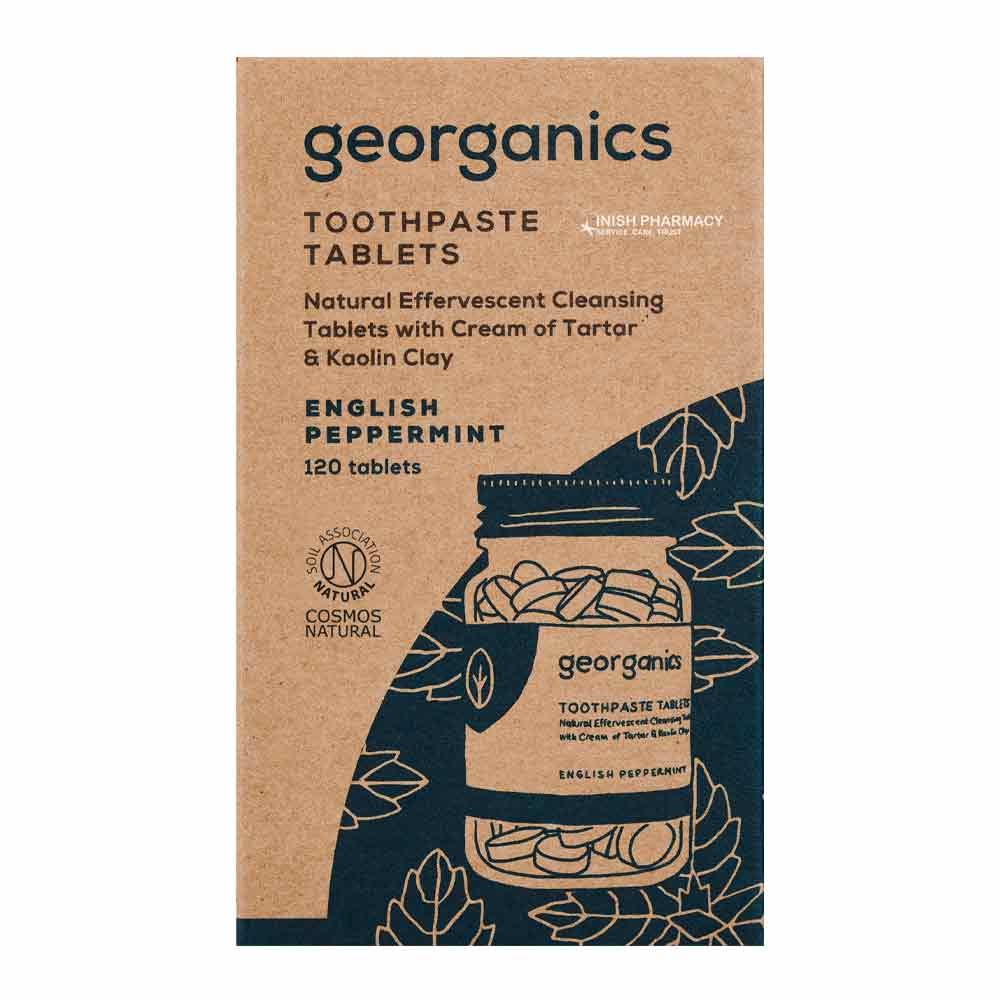 Georganics Mineral Toothpaste Tablets - Peppermint - 120 Tablets - Image 2