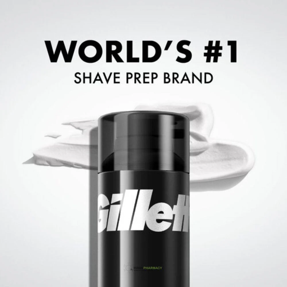 Gillette Shaving Foam Original Scent Sensitive 200ml - Image 3