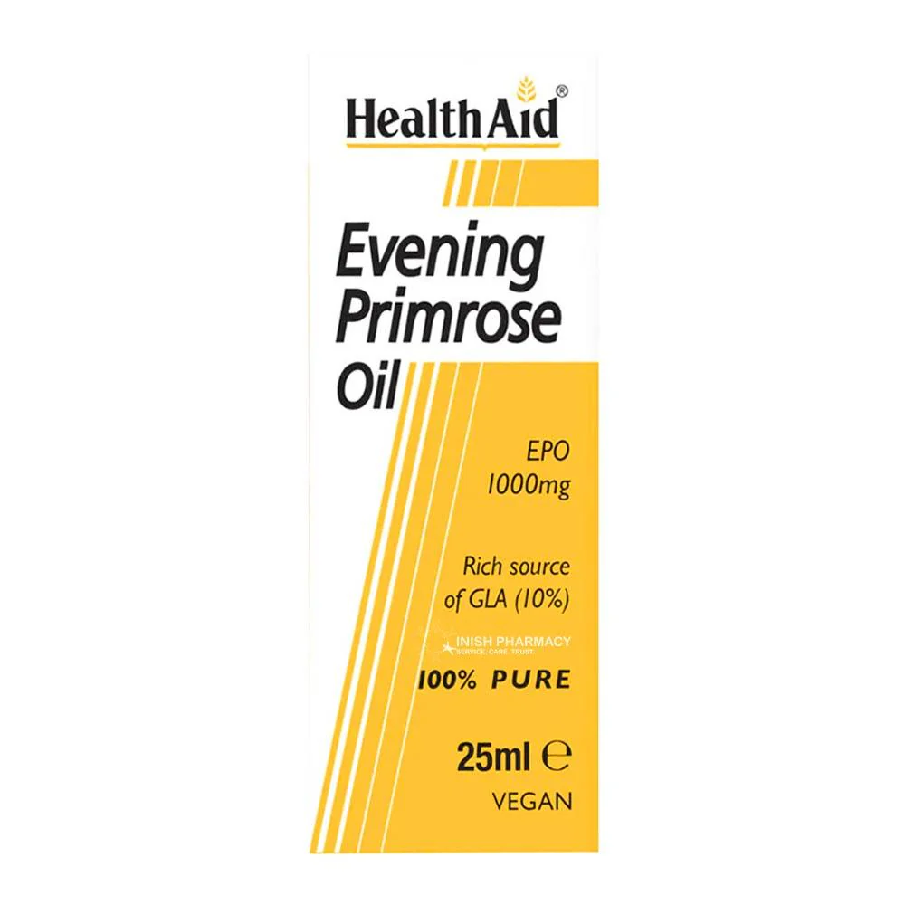 Health Aid Evening Primrose Oil 1000mg Drops 25ml