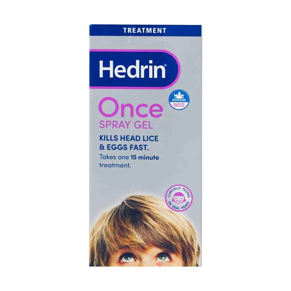 Hedrin Once Head Lice Spray Gel 100ml - Image 2