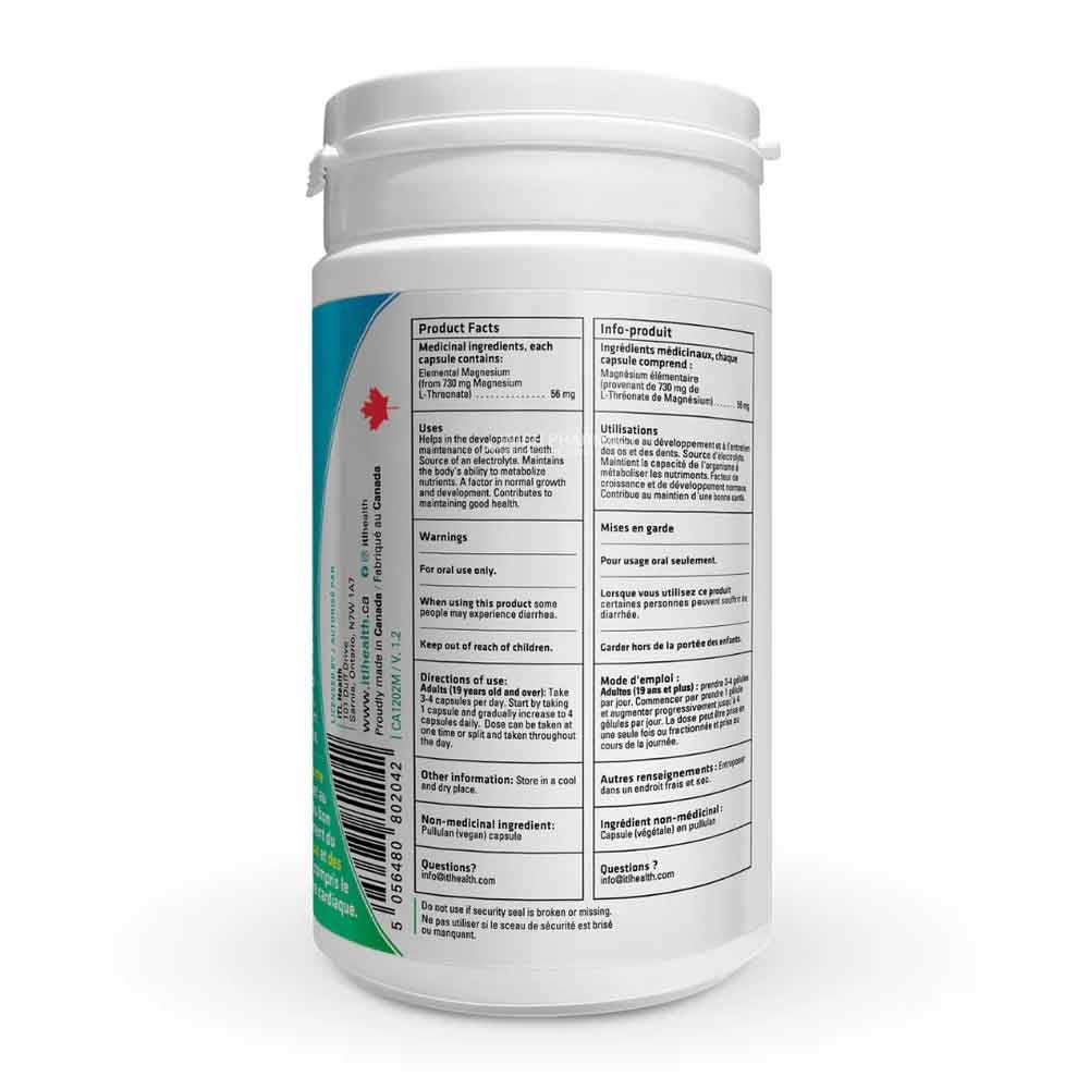 ITL Health MAG3N8 Pure Magnesium Threonate 90 Capsules - Image 3