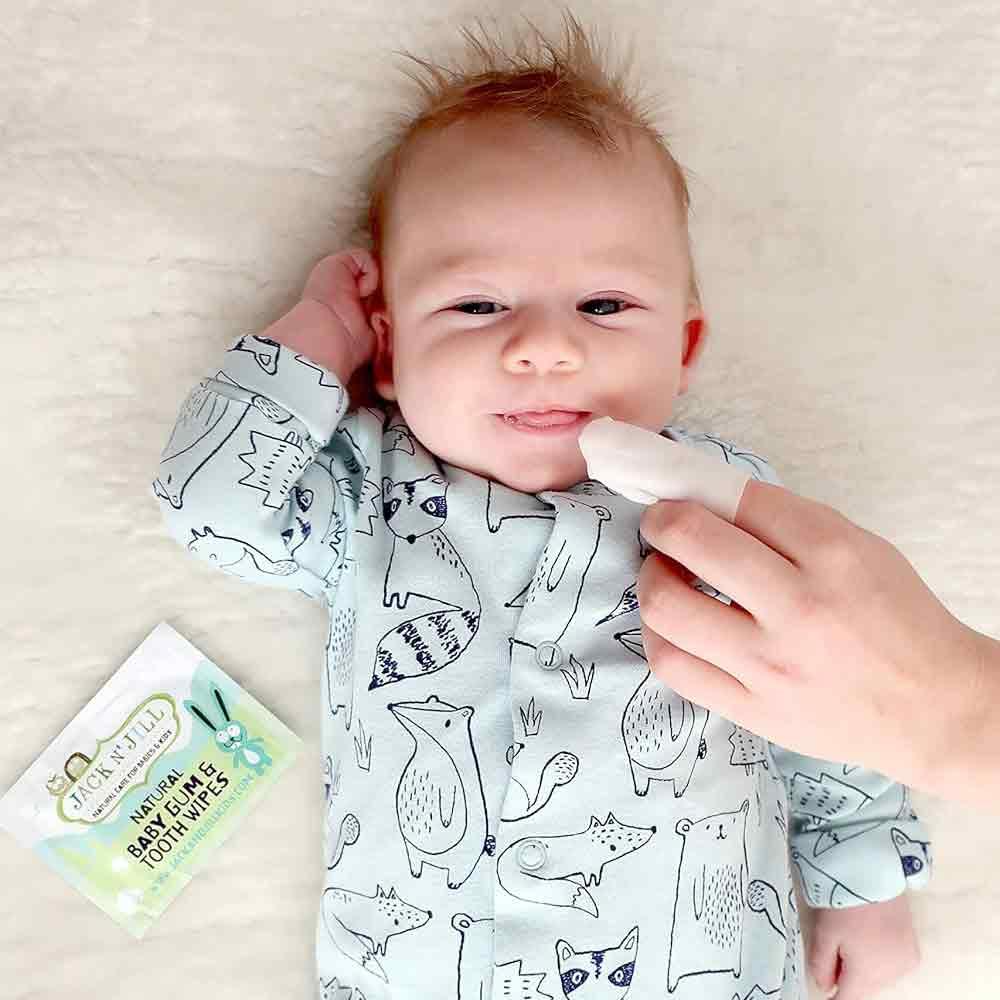 Jack N' Jill Natural Baby Gum & Tooth Wipes 25 Pack - Image 2