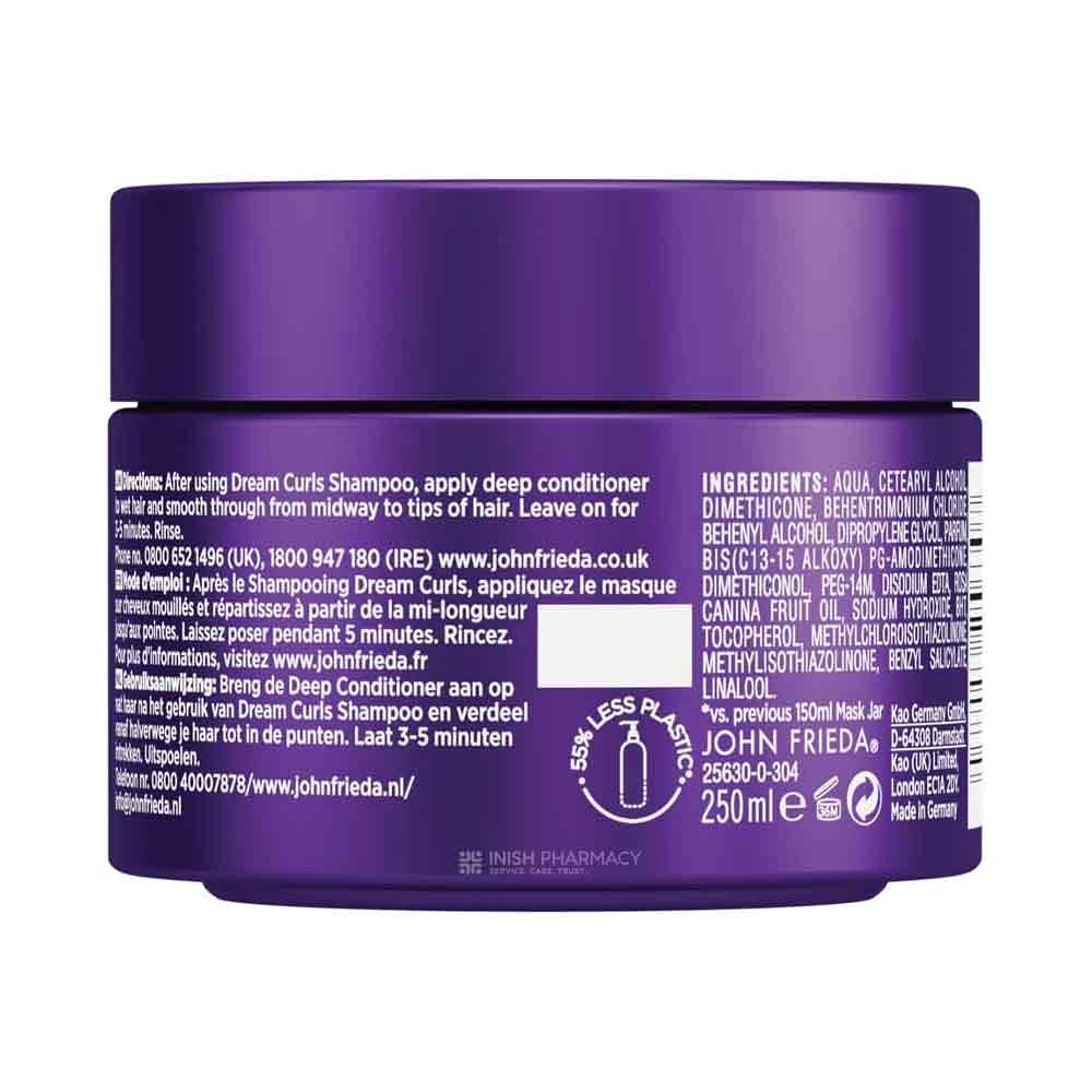 John Frieda Frizz Ease Dream Curls Deep Conditioner 250ml - Image 2