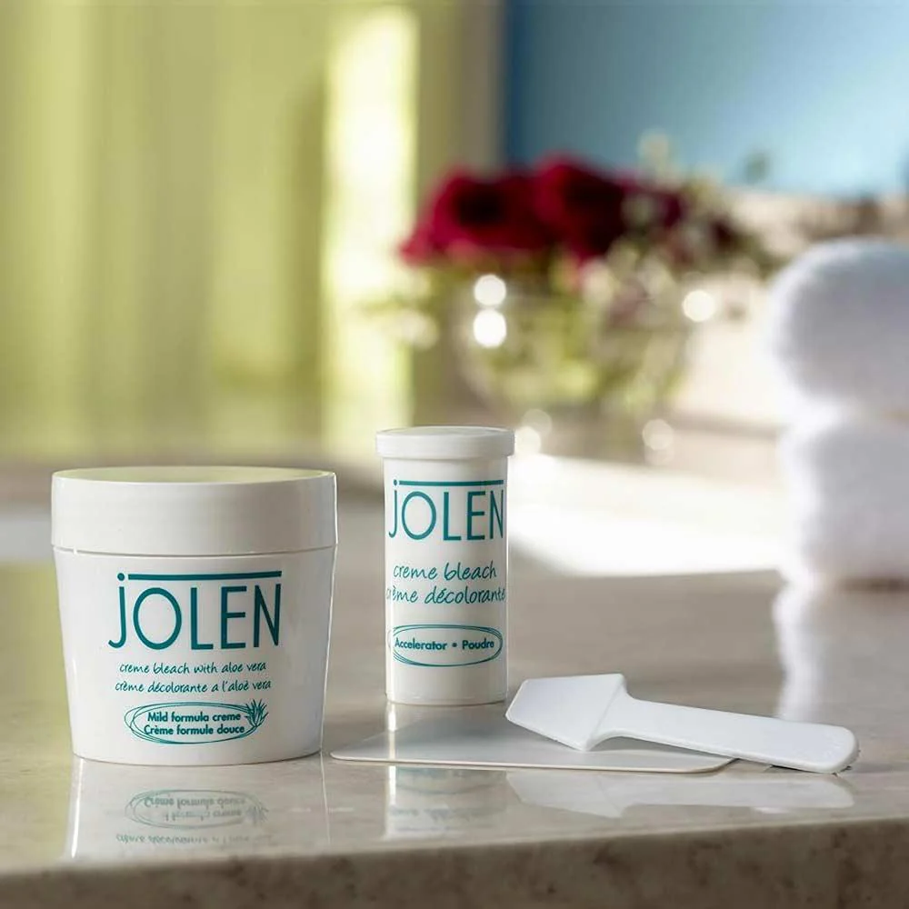 Jolen Creme Bleach Lightens Dark Hair Original Formula 125ml - Image 2