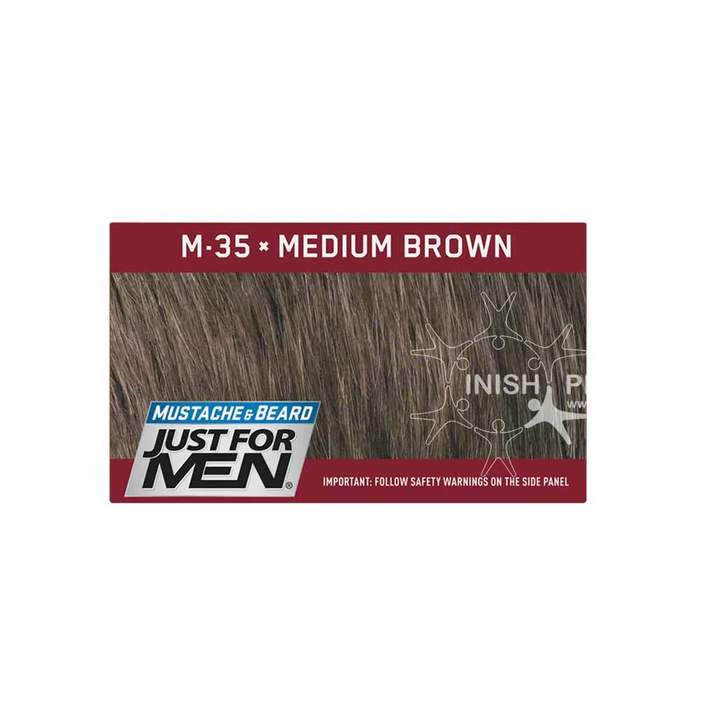 Just For Men Moustache & Beard M35 Medium Brown - Image 2