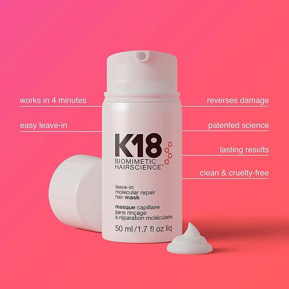 K18 Leave In Molecular Repair Hair Mask 50ml - Image 2