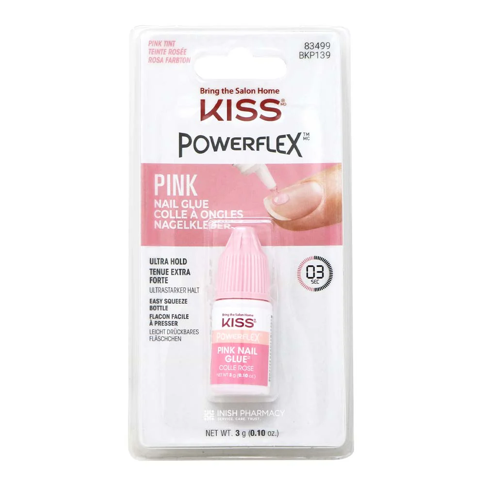 Kiss Powerflex Pink Nail Glue 3g