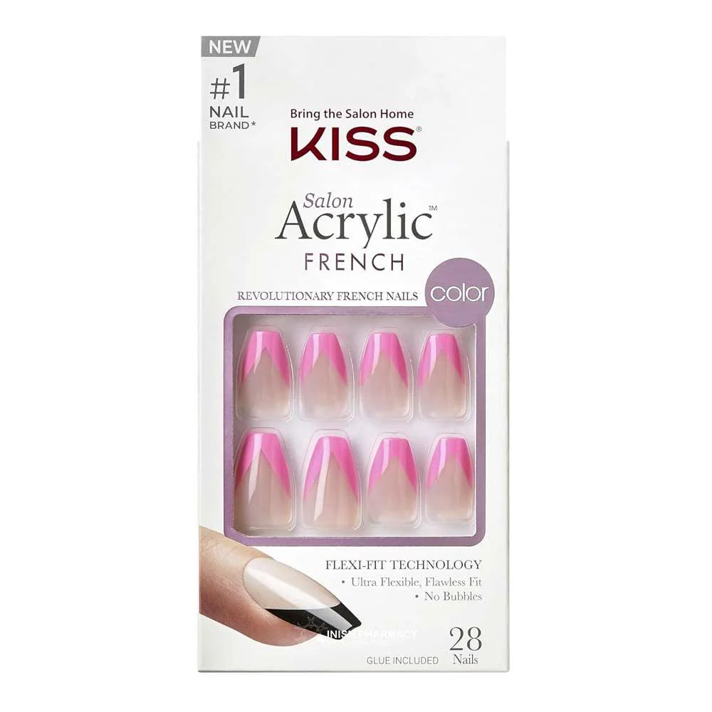 KISS Salon Acrylic French Color - Squared