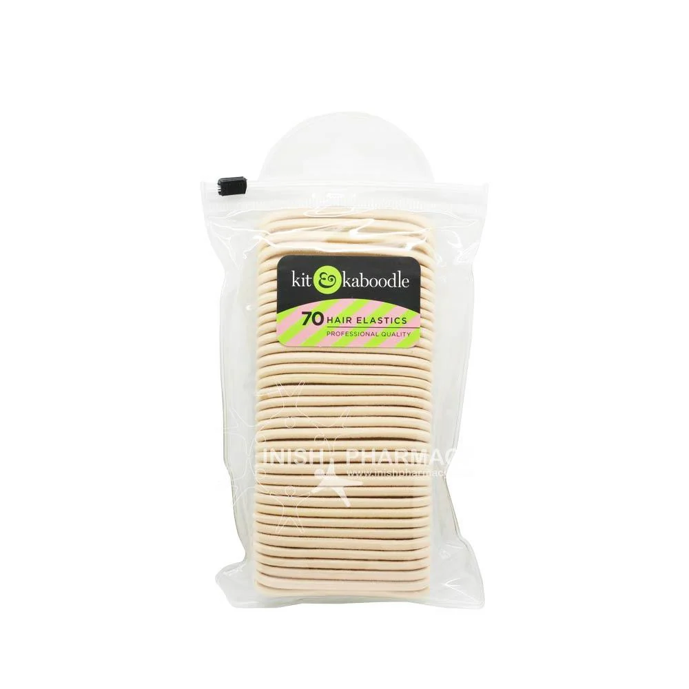Kit & Kaboodle 70 Hair Elastics Blonde