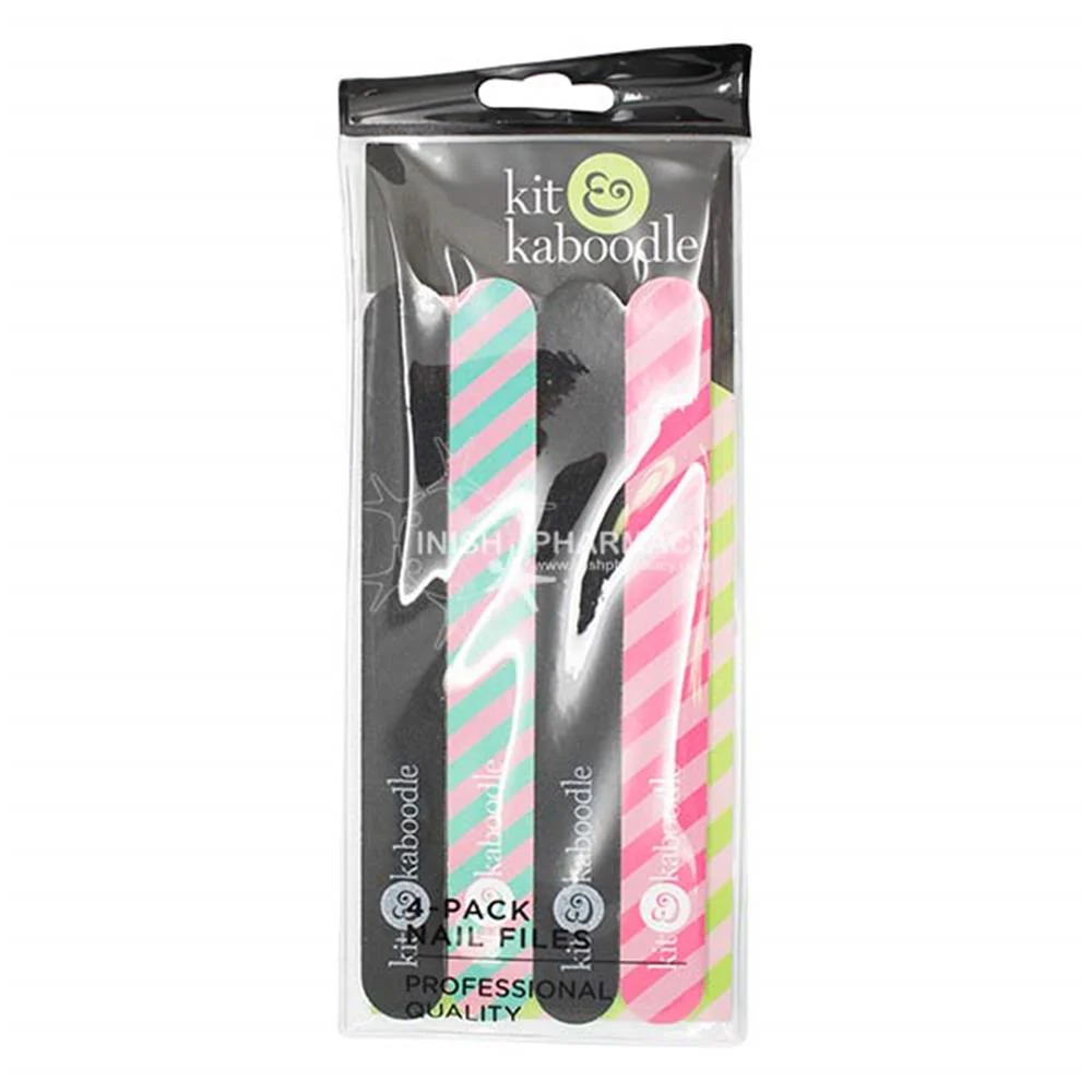 Kit & Kaboodle Nail File 4 pack