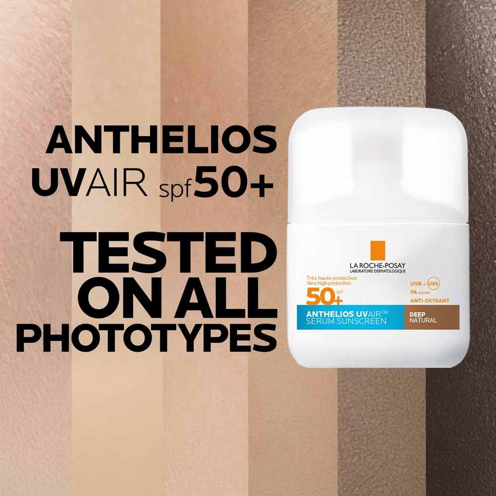 La Roche Posay Anthelios UVAIR Sun Serum SPF50+ Tinted Dark 50ml - Image 5