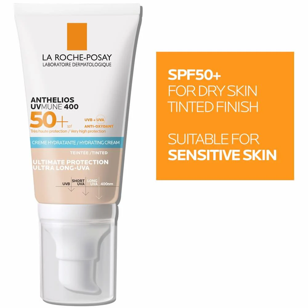 La Roche Posay Anthelios UVMune 400 Tinted Hydrating Cream SPF50+ 50ml - Image 5