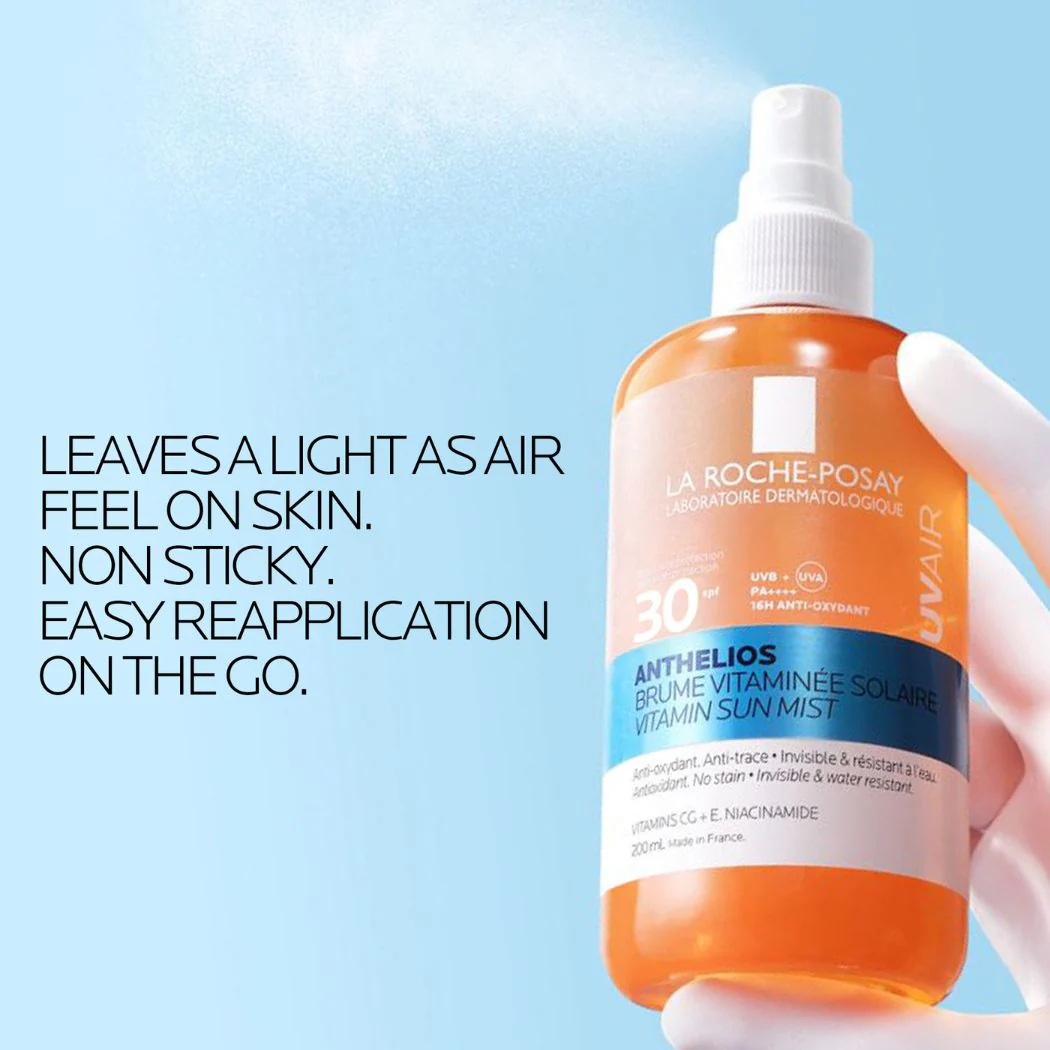 La Roche Posay Anthelios UVAIR Vitamin Sun Mist SPF30 200ml - Image 7