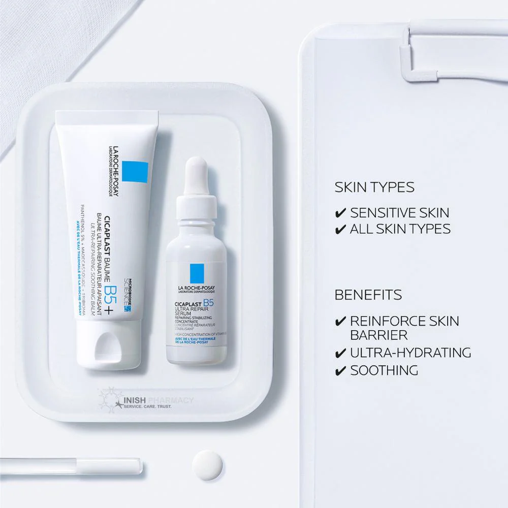 La Roche Posay Cicaplast B5 Serum For Dehydrated or Irritated Skin - Image 2
