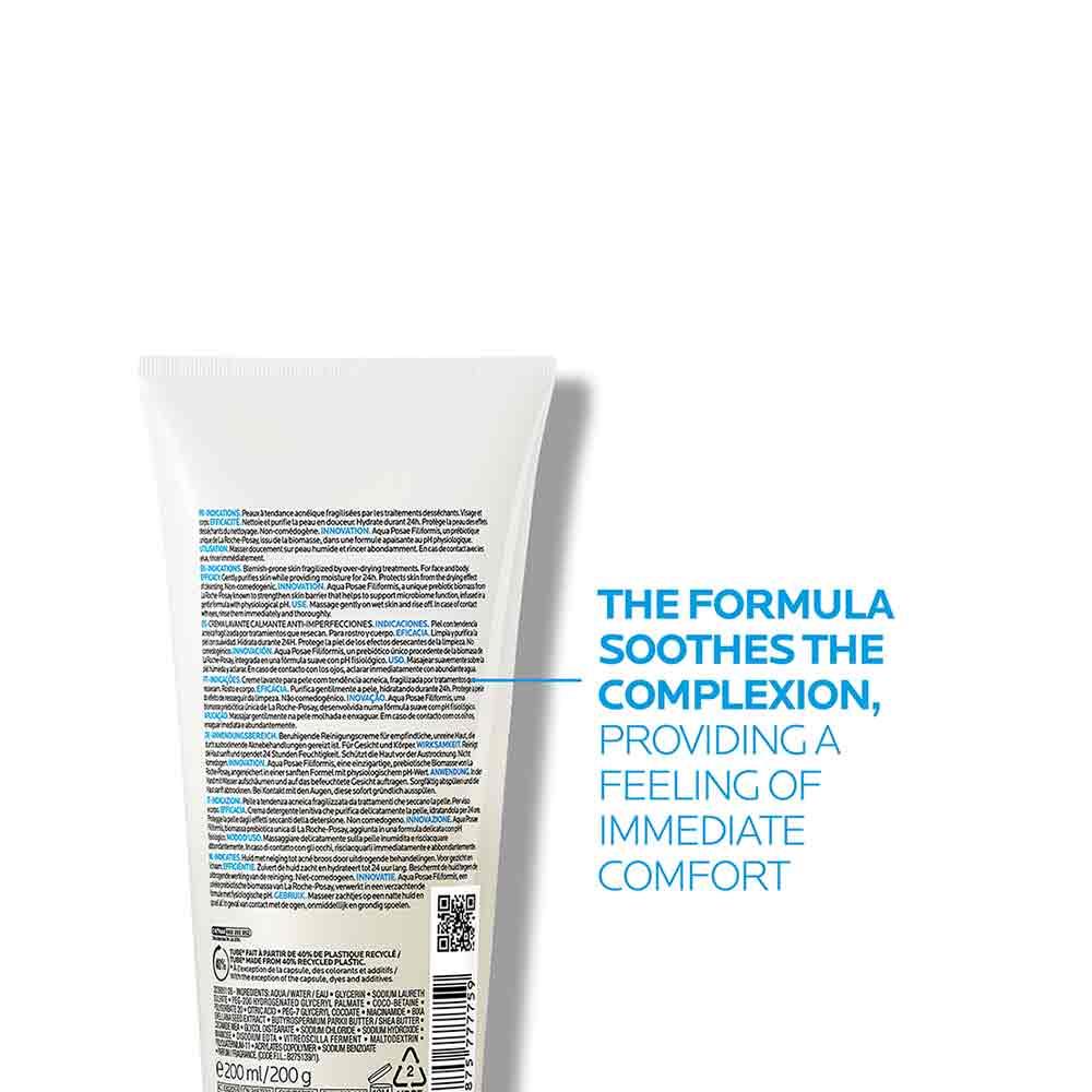 La Roche Posay Effaclar H Cleansing Cream for Oily Blemish Prone Skin 200ml - Image 3