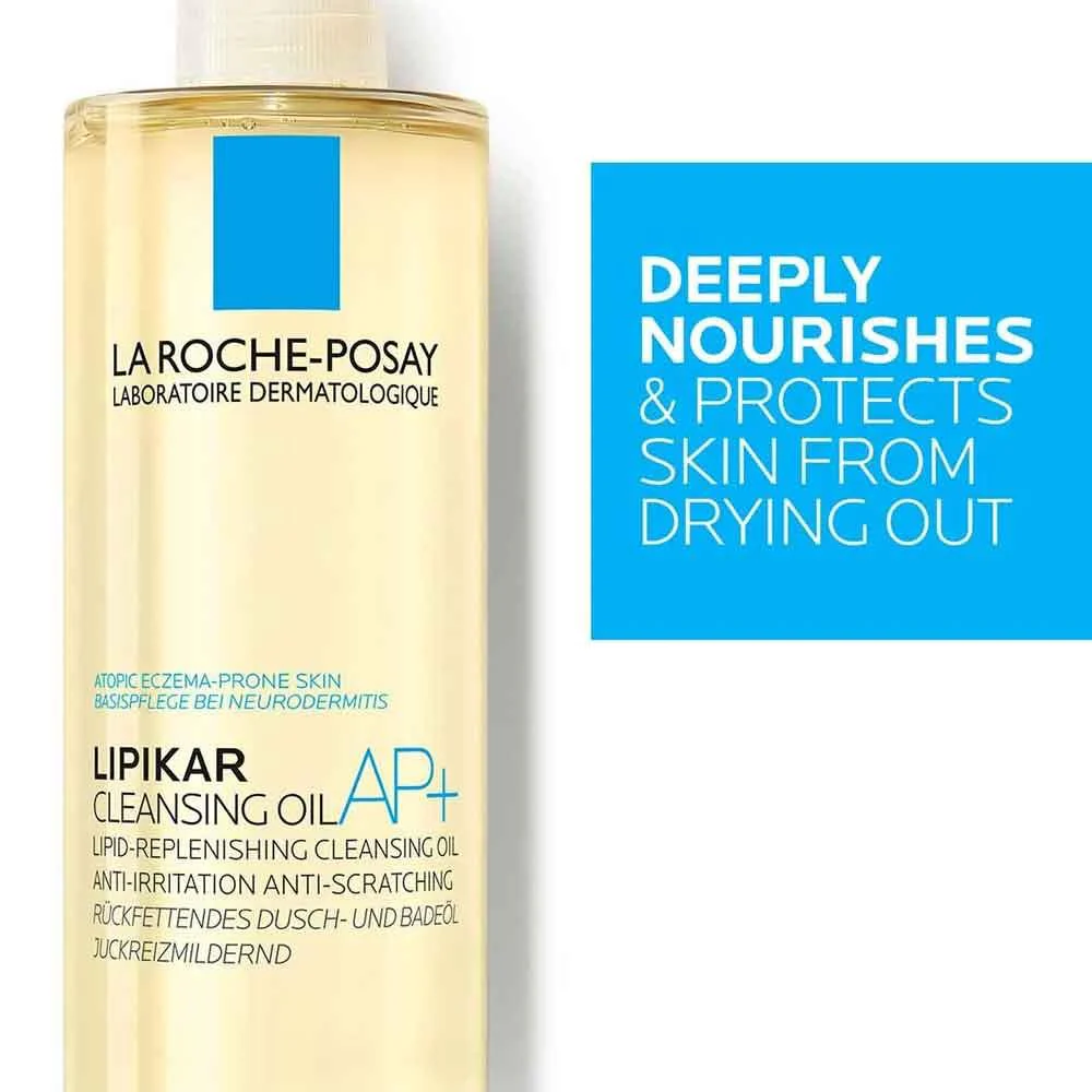 La Roche Posay Lipikar AP Cleansing Refill Oil Gel 400ml - Image 3