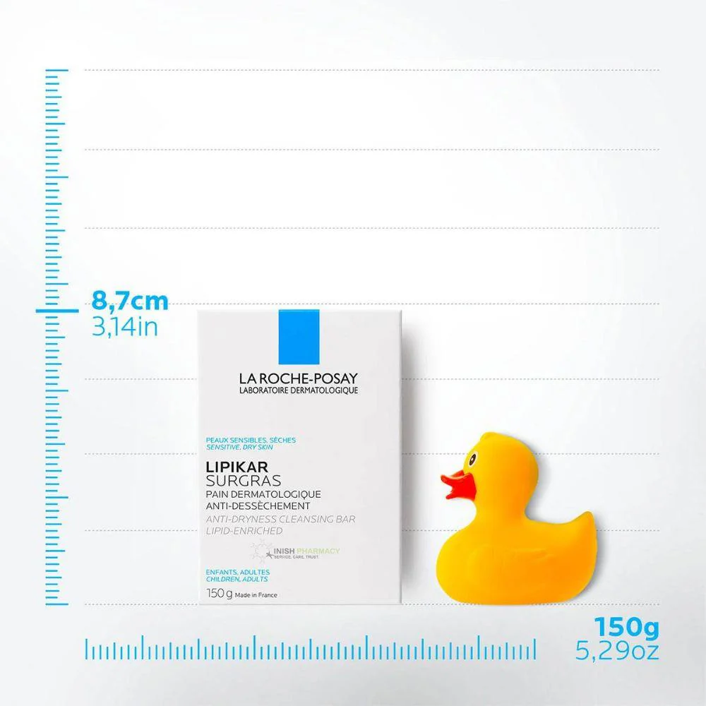 La Roche Posay Lipikar Soap Cleansing Bar 150g - Image 2