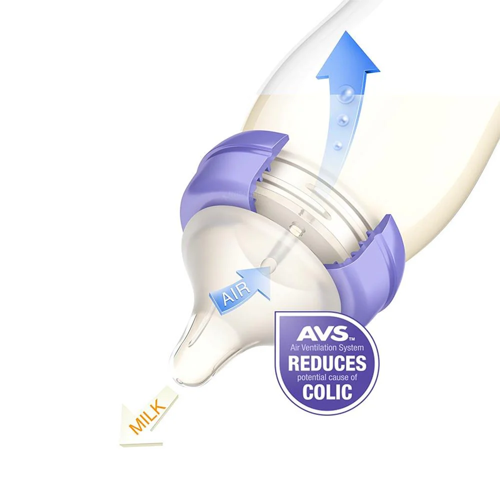 Lansinoh Feeding Bottle with Natural Wave Teat Medium Flow 240ml - Image 3