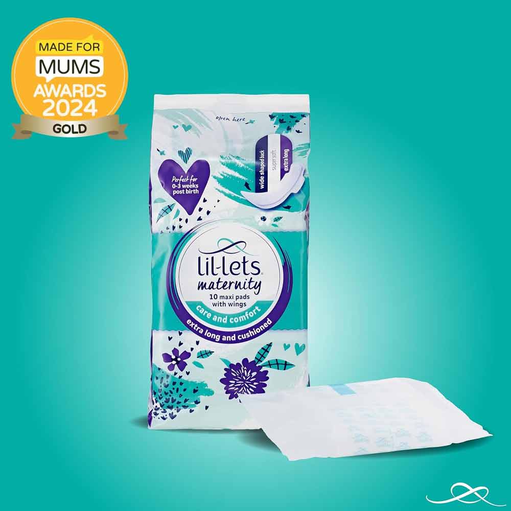 Lil-lets Maternity Maxi Pads with Wings 10 Pack - Image 2