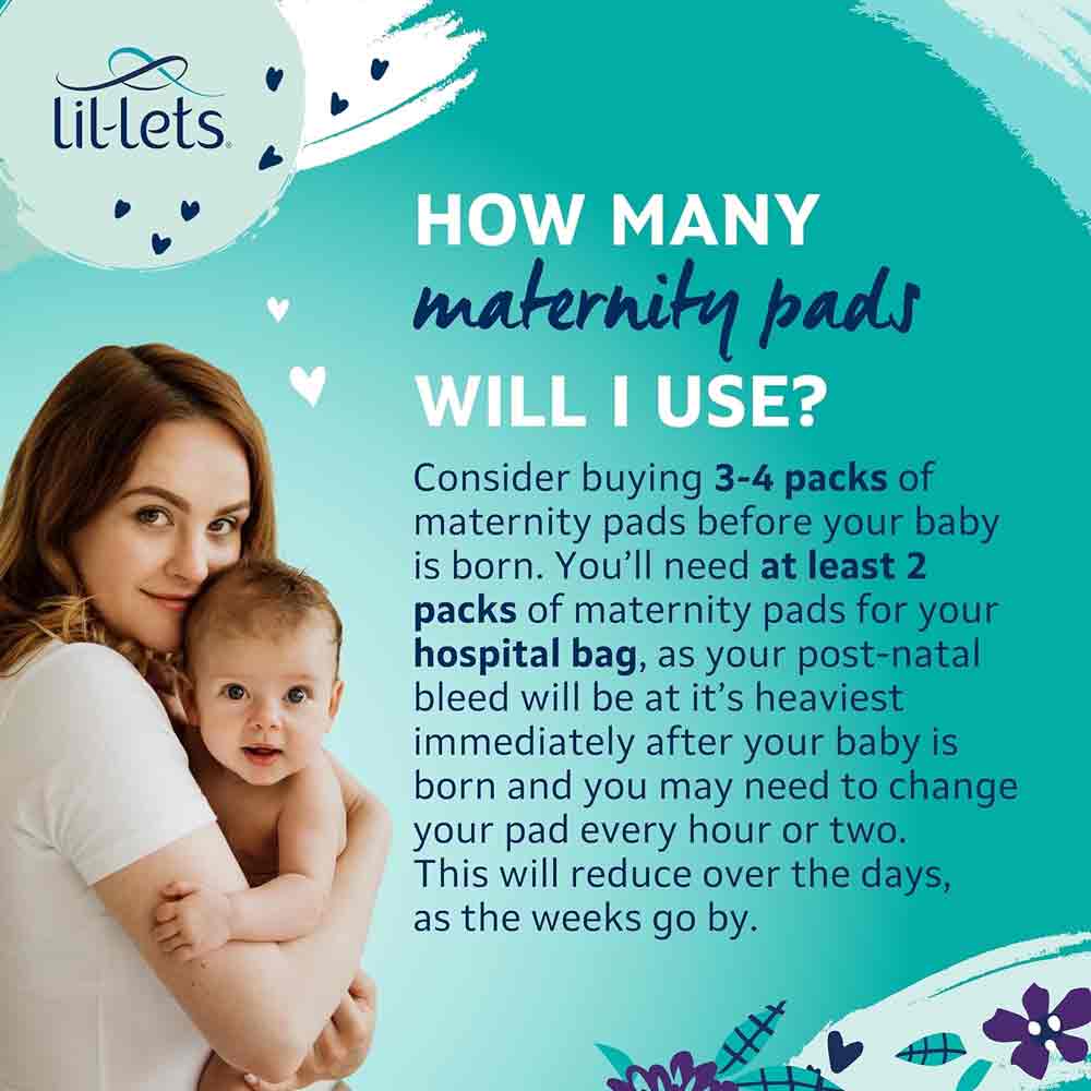 Lil-lets Maternity Maxi Pads with Wings 10 Pack - Image 6