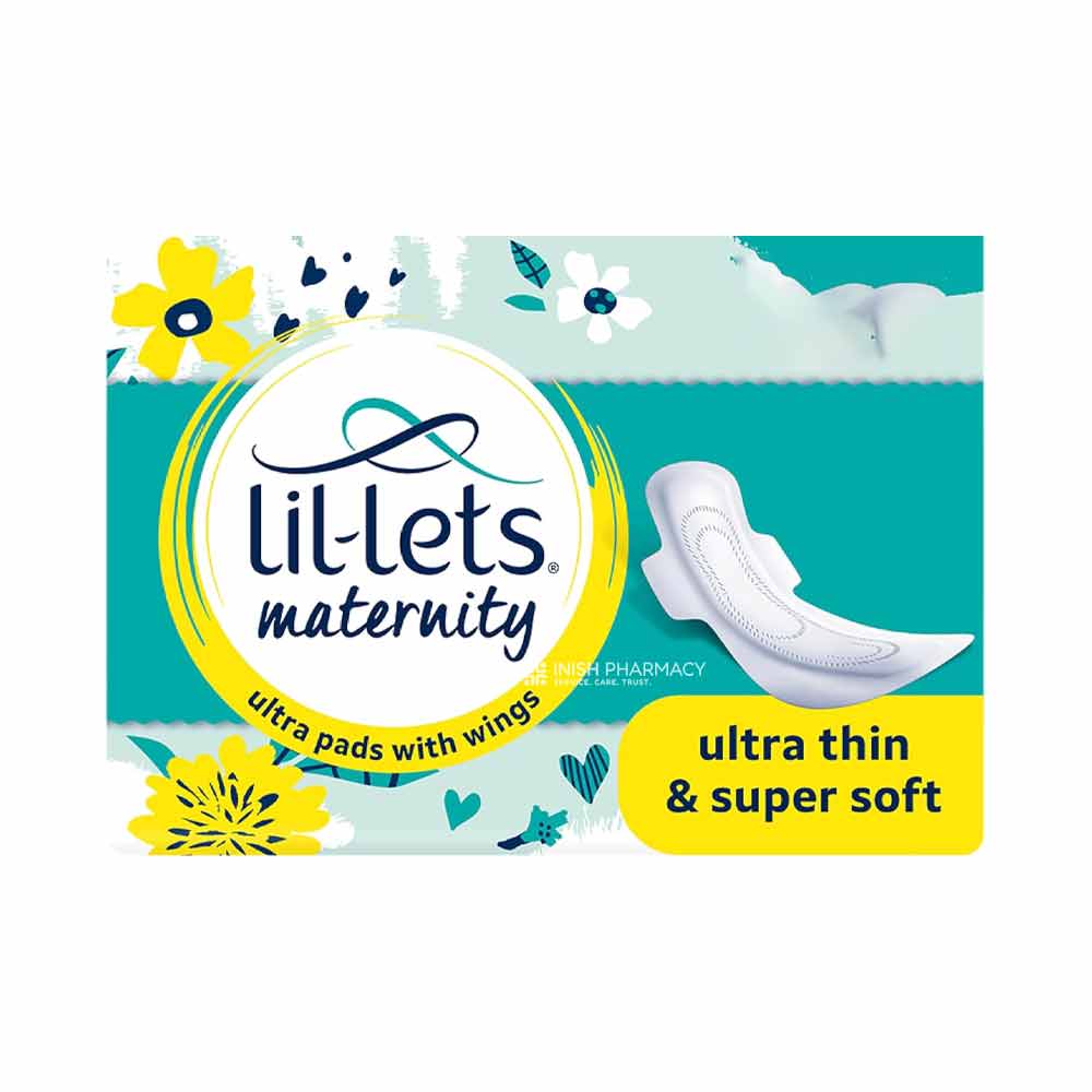 Lil-lets Maternity Ultra Thin Pads with Wings 12 Pack