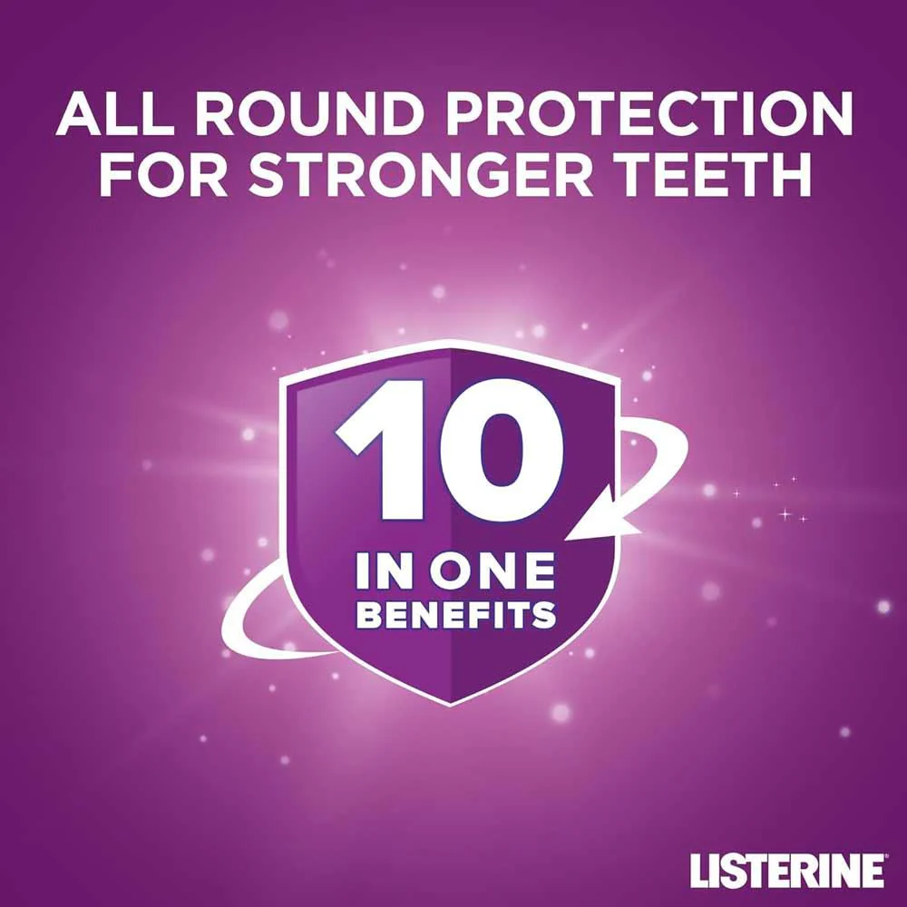 Listerine Total Care Smooth Mint Mouthwash 80ml - Image 5