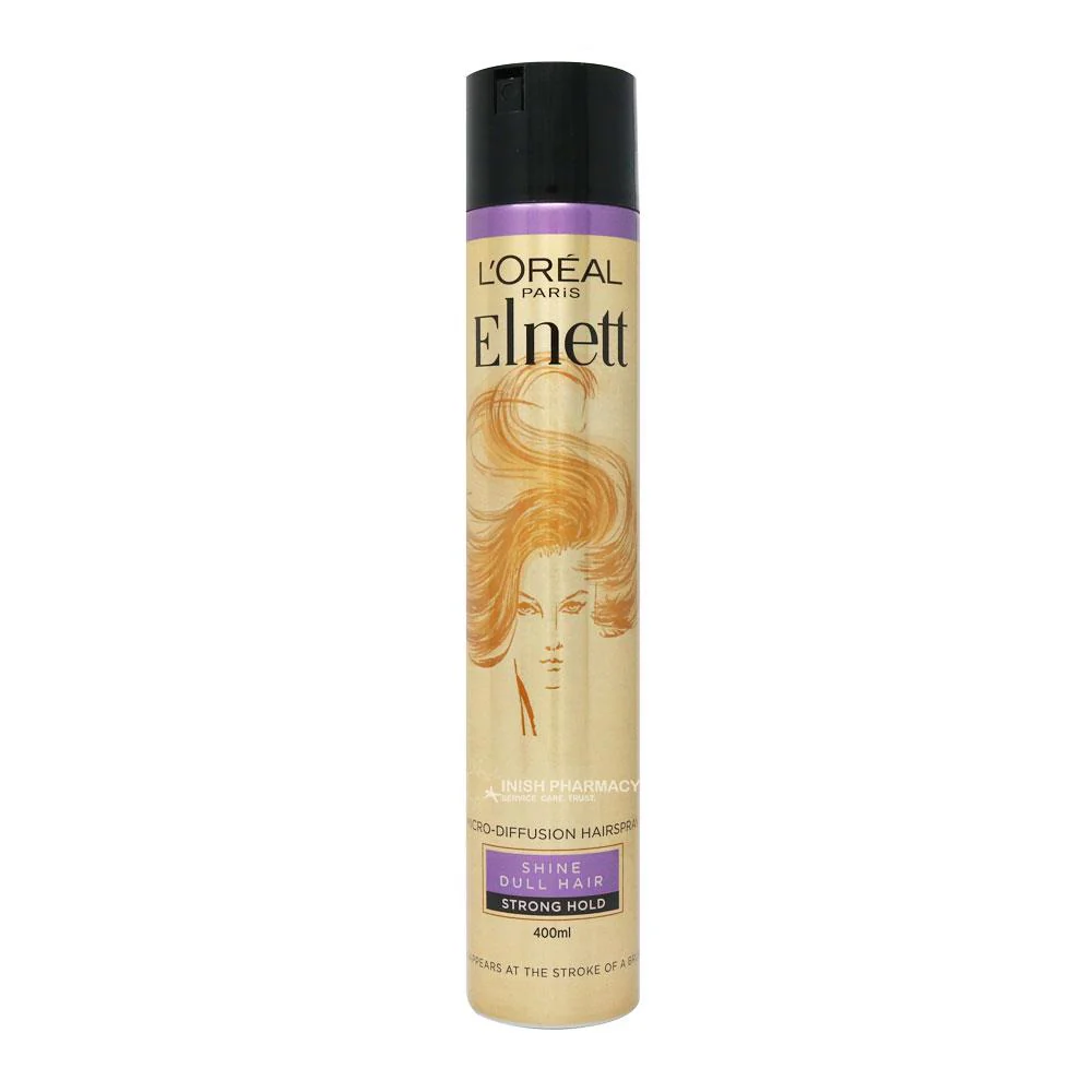 L'Oreal Elnett Infinite Shine Strong Hold Hairspray 400ml