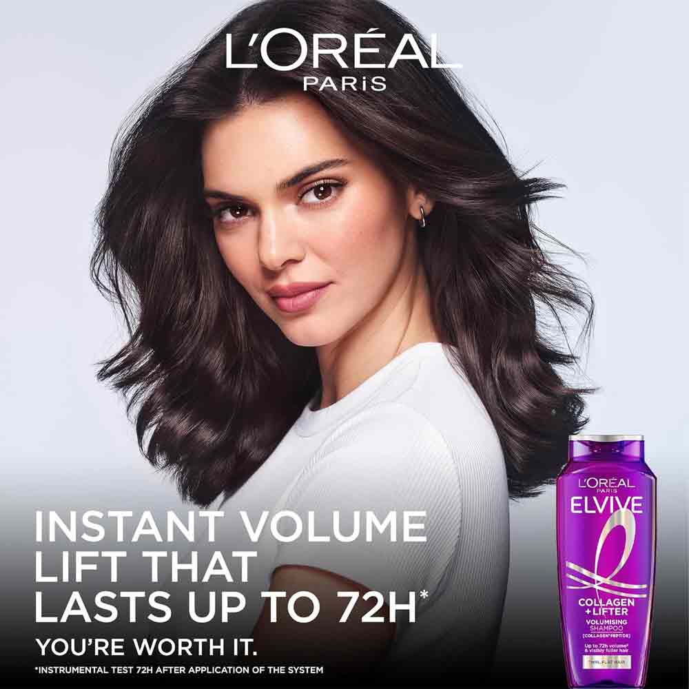 L'Oreal Elvive Collagen Lifter Shampoo 400ml - Image 2