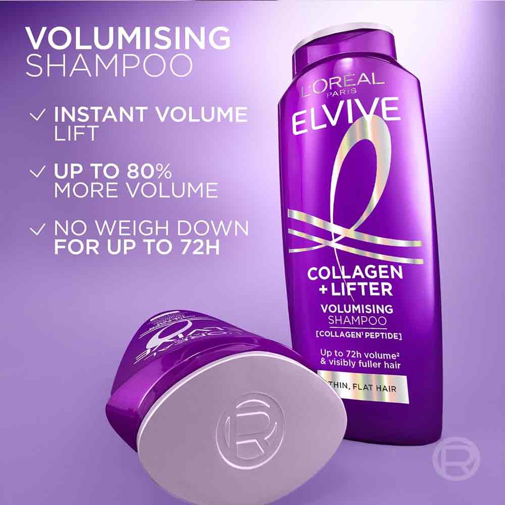 L'Oreal Elvive Collagen Lifter Shampoo 400ml - Image 7