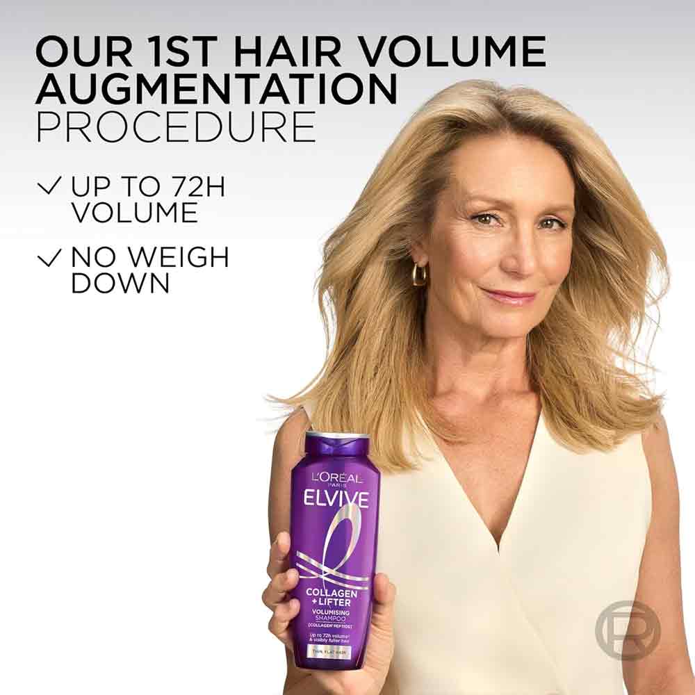 L'Oreal Elvive Collagen Lifter Shampoo 400ml - Image 8