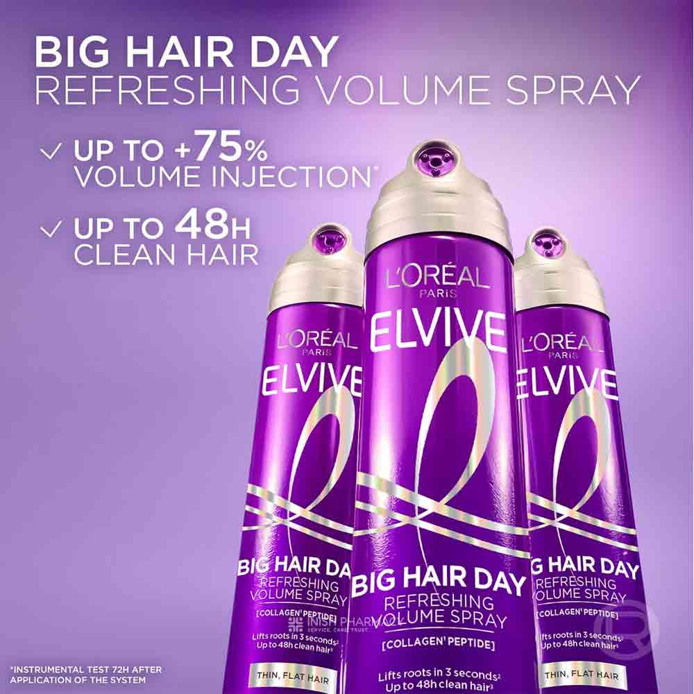L'Oreal Elvive Collagen Lifter Volume Spray 200ml - Image 3
