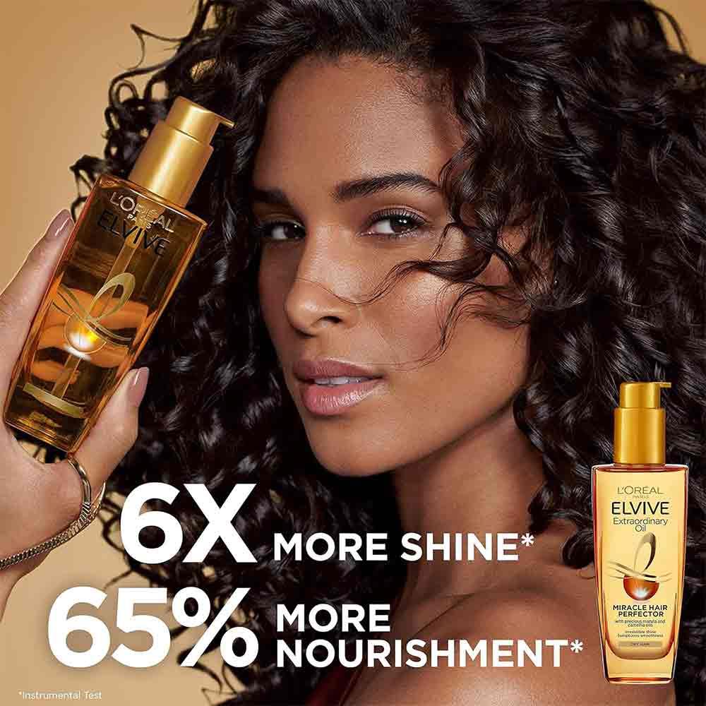L'Oreal Elvive Extraordinary Oil Miracle Hair Perfector For Dry Hair 100ml - Image 3
