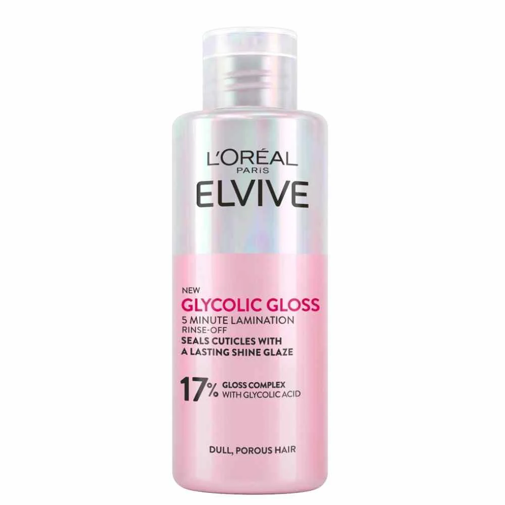 L'Oreal Elvive Glycolic Gloss Rinse-Off 5 Minute Lamination Treatment 200ml