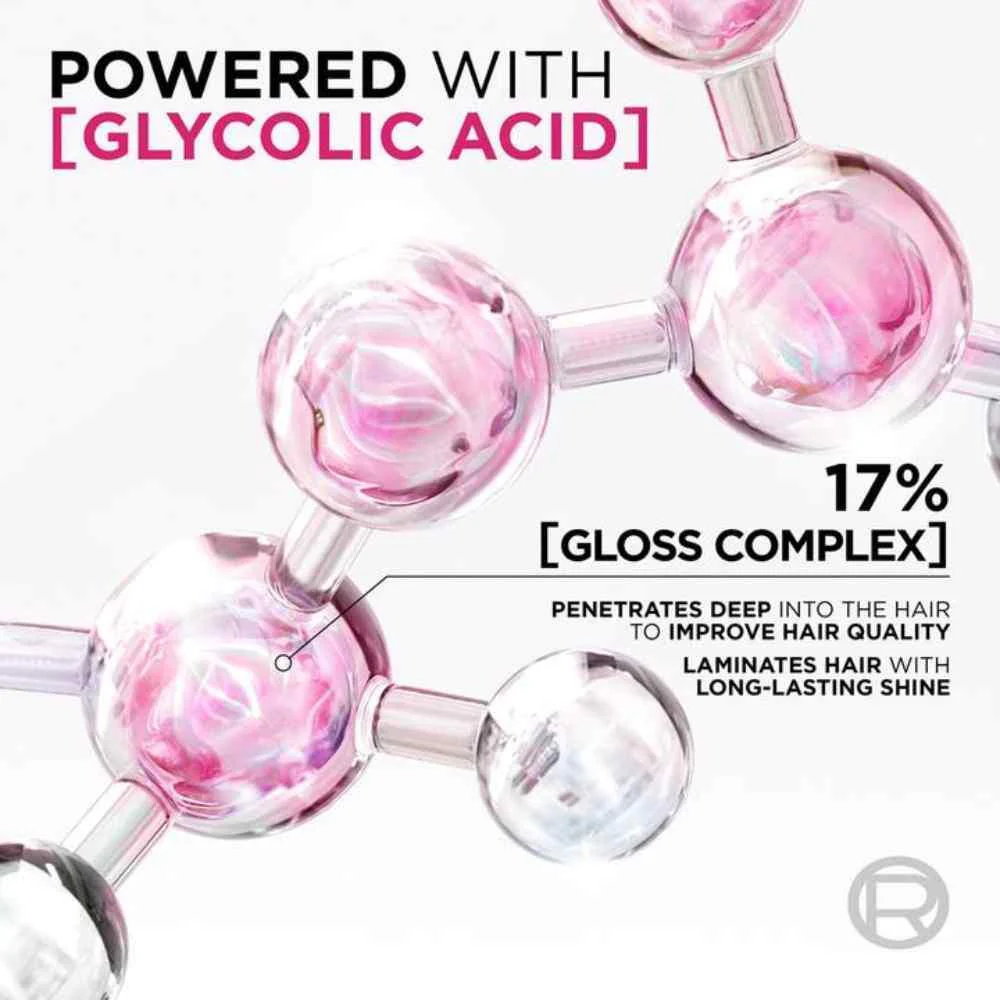 L'Oreal Elvive Glycolic Gloss Rinse-Off 5 Minute Lamination Treatment 200ml - Image 4