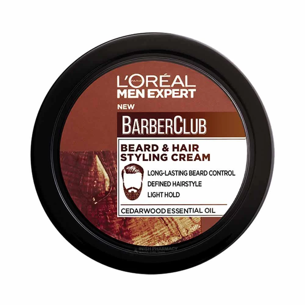 L'Oreal Men Expert Barber Club Beard & Hair Styling Cream 75ml
