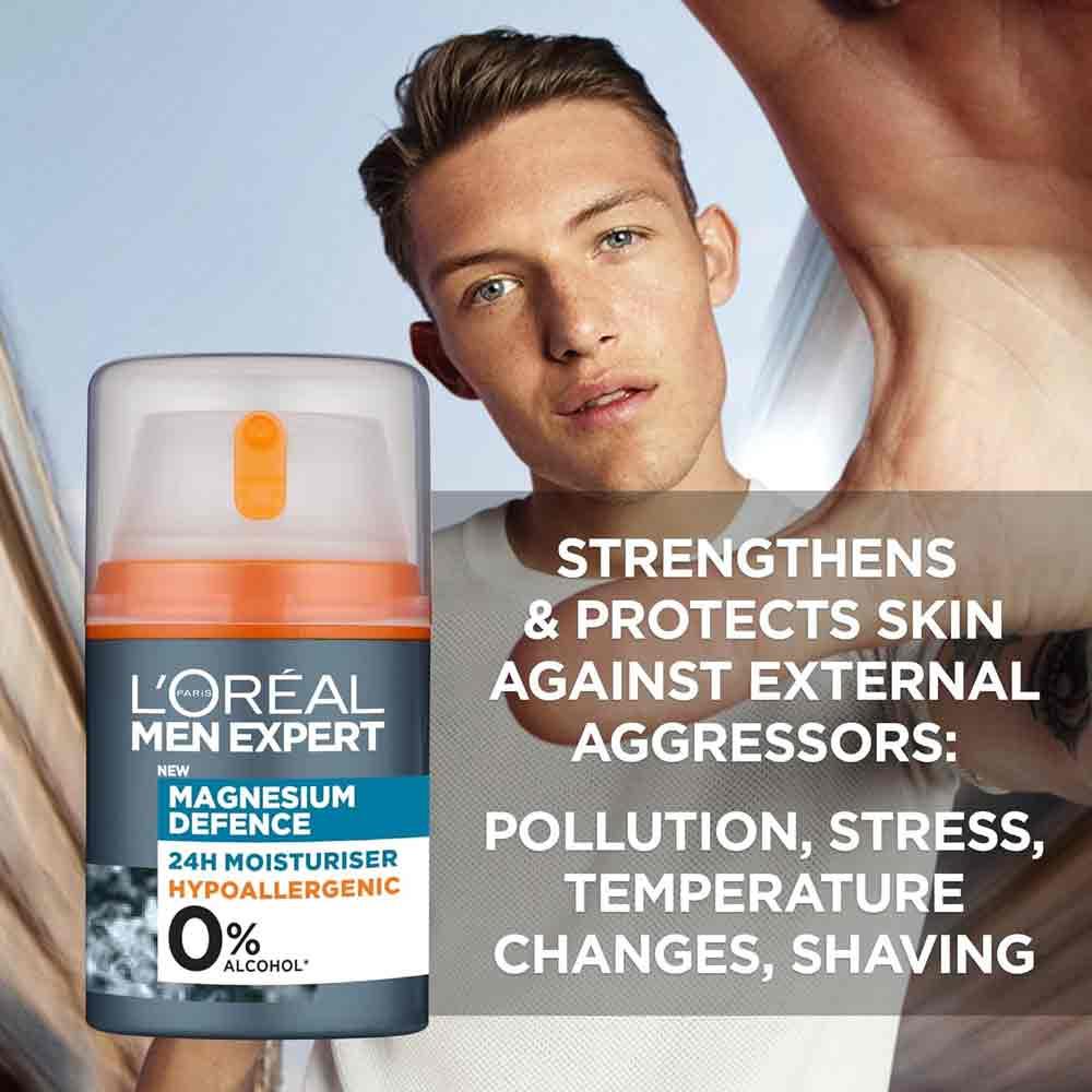 L'Oreal Men Expert Magnesium Defence Moisturiser 50ml - Image 3