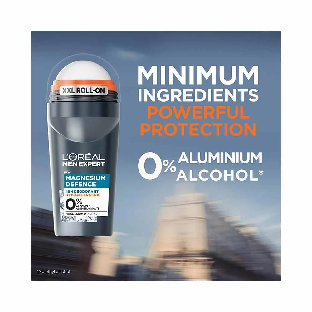 L'Oreal Men Expert Magnesium Defence Roll-On 50ml - Image 3