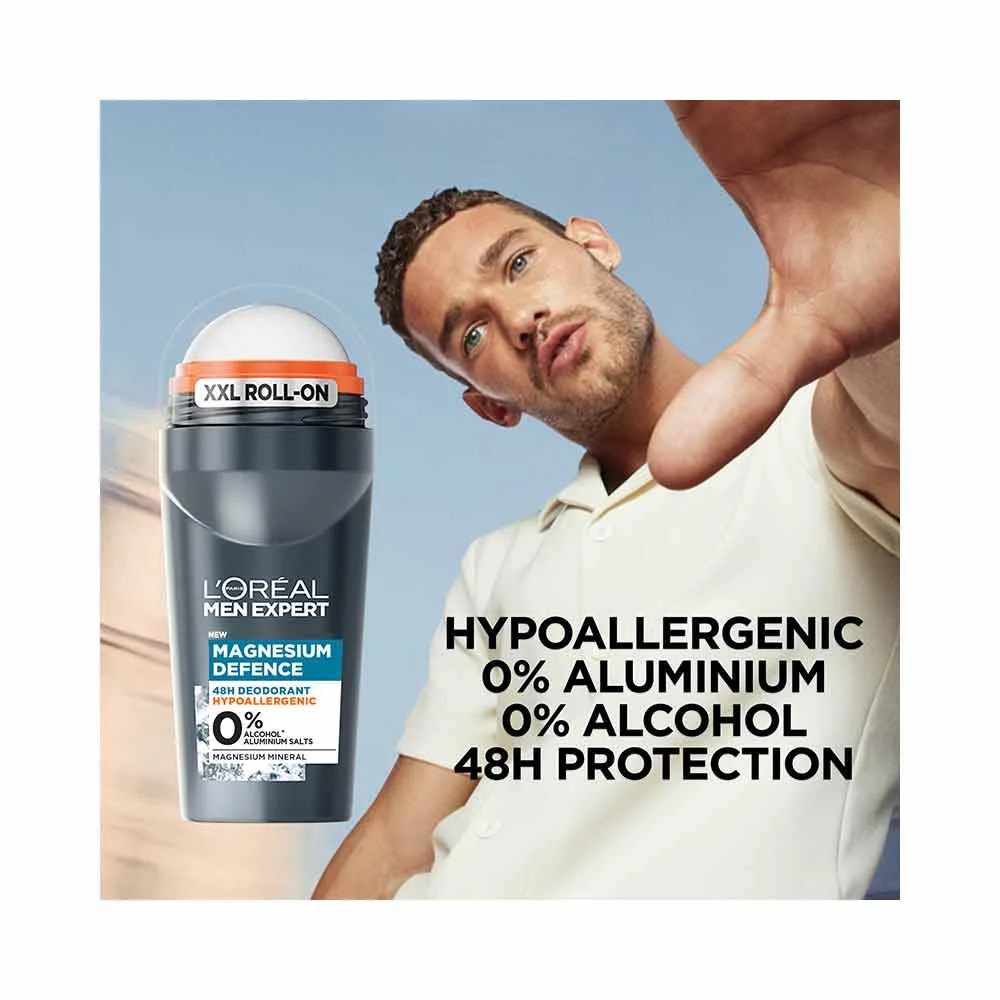 L'Oreal Men Expert Magnesium Defence Roll-On 50ml - Image 4
