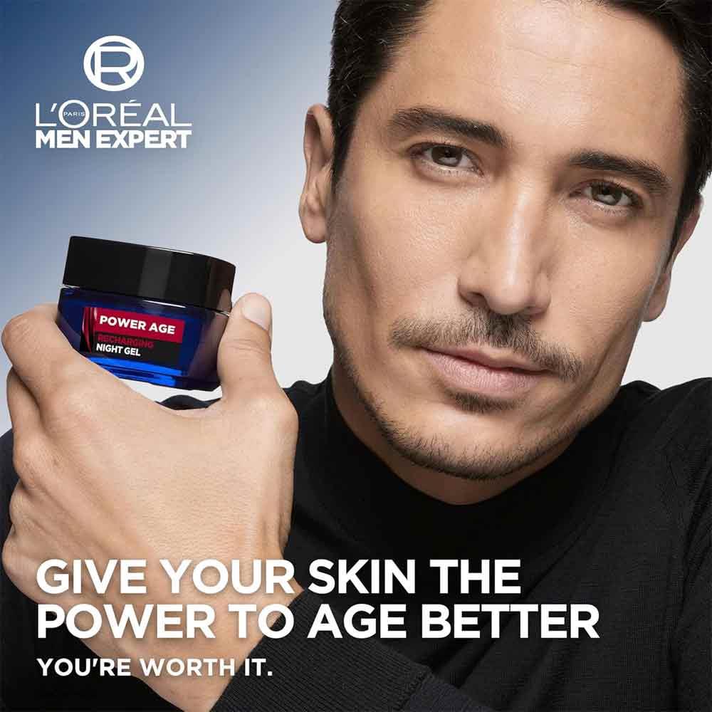 L'Oreal Men Expert Power Age Night Gel 50ml - Image 2