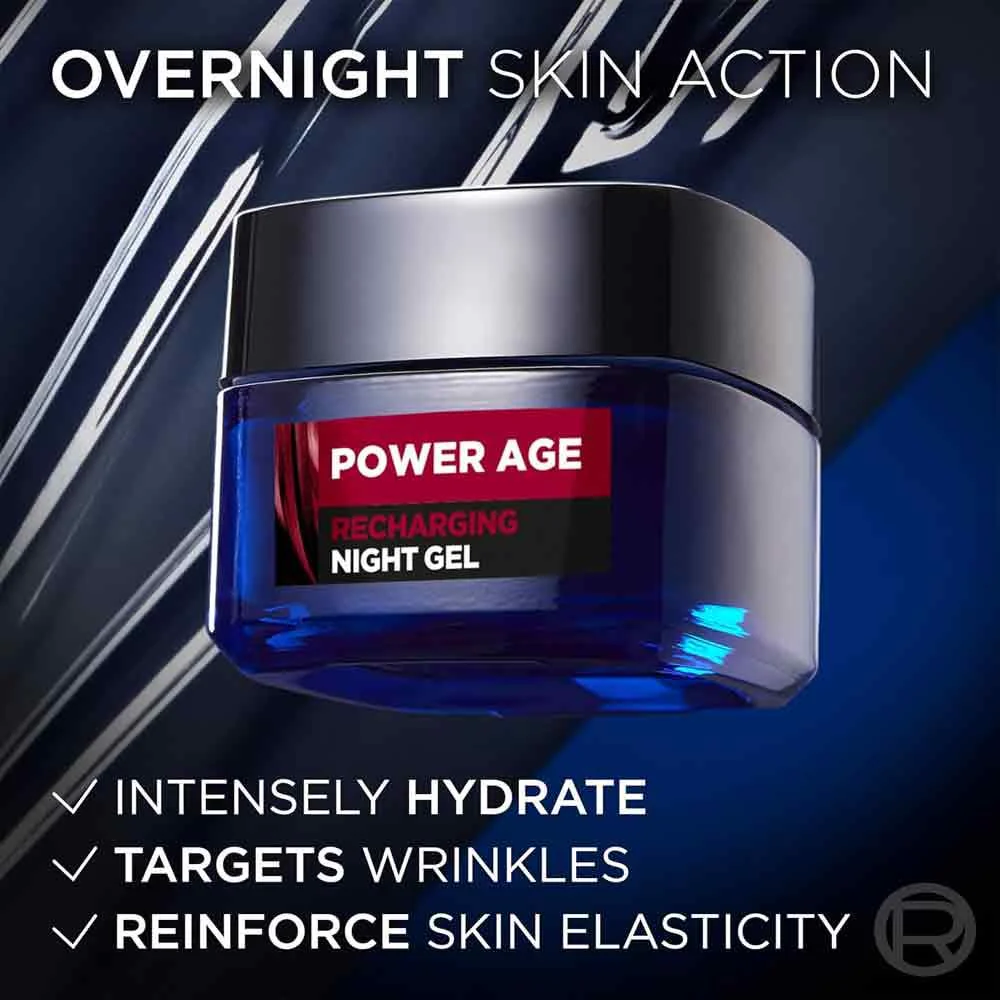 L'Oreal Men Expert Power Age Night Gel 50ml - Image 3