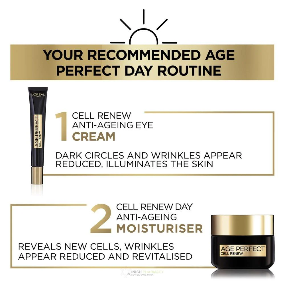 L'Oreal Paris Age Perfect Cell Renew Day Cream SPF 30 50ml - Image 7