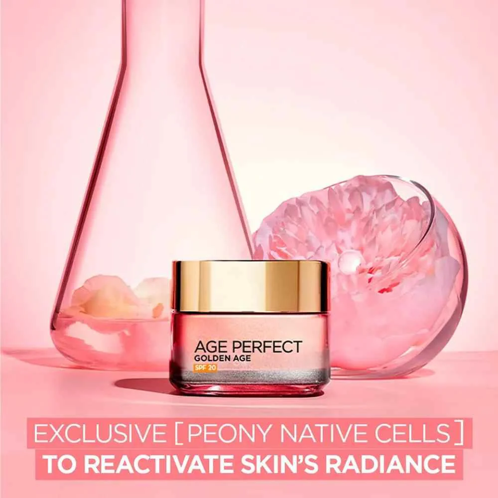 L'Oreal Paris Age Perfect Golden Age Re-Fortifying Rosy Care SPF20 Cream 50ml - Image 3
