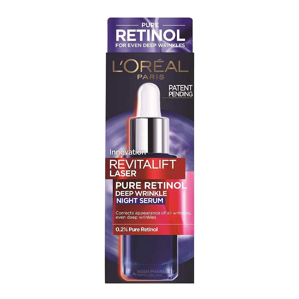 L'Oreal Paris Revitalift Laser Pure Retinol Deep Wrinkle Night Serum 30ml