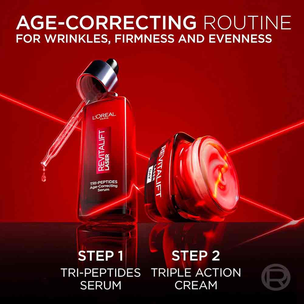 L'Oreal Paris Revitalift Laser Tri-Peptides Age Correcting Serum 50ml - Image 6