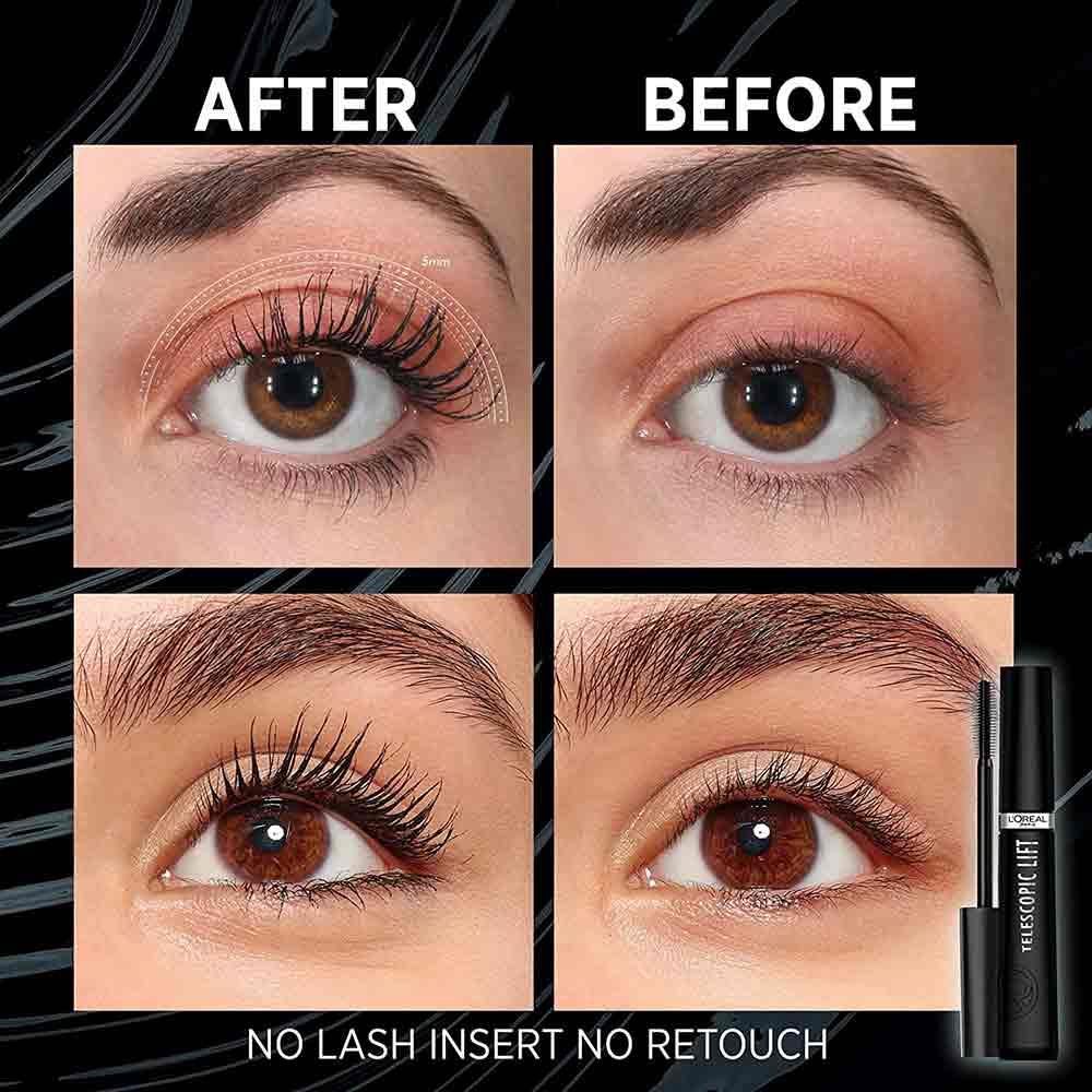 L'Oreal Paris Telescopic Lift Mascara Black - Image 3